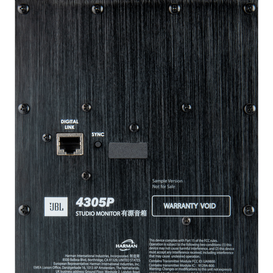 4305P Studio Monitor - Natural Walnut - Powered Bookshelf Loudspeaker System - Detailshot 17